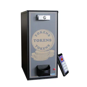 AC 250 Front Load Token Dispenser with Hand Held Number Keypad