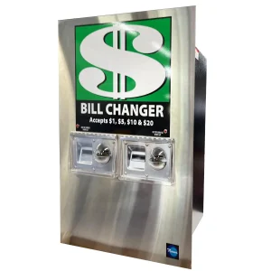 Rowe BC-2800A Rear Load Bill Changer – Two BC-1400A Changers w/One Stainless Steel Front Bezel.